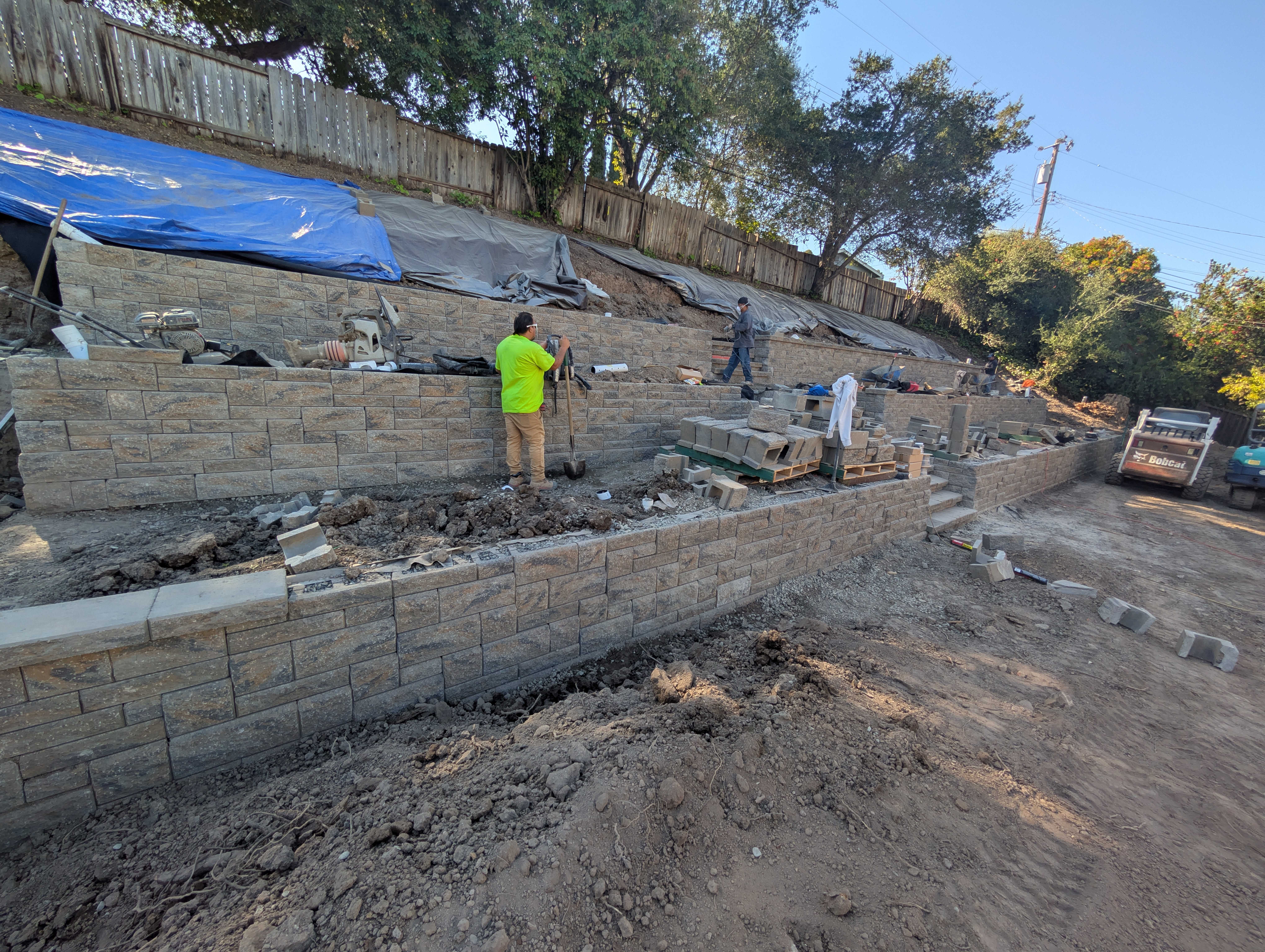fg-pavers-and-turf-san-jose-retaining-walls-pavers-lighting-progress-108.jpg Hillside terrace and stair interface—progress.
